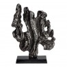 Moe's Home Collection Coral Sculpture Large Black Nickel - Front