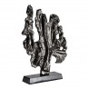 Moe's Home Collection Coral Sculpture Large Black Nickel - Side Angled
