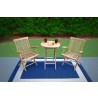 Jakarta Teak Folding Table And Chairs - Lifestyle