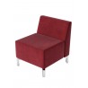 Jefferson Straight Chair - Burgundy - Jefferson Straight Chair - Burgundy