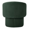 Moe's Home Collection Franco Chair Dark Green - Back Angle - Moe's Home Collection Franco Chair Dark Green - Back Angle