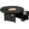 Patio Resort Lifestyle Jamaica 52" Round Fire Table - Gas Tank Slot Opened