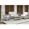 Mackinac 24.5" Square End Table in Putty - Lifestyle