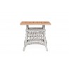 Mackinac 24" Square End Table in Putty