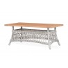 Mackinac 43" Rectangular Cocktail Table in Putty - Angled