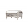 Mackinac Ottoman in Putty Wicker - Angled