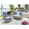 Mackinac Ottoman in Putty Wicker - Lifestyle 2