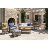 Mackinac Ottoman in Putty Wicker - Lifestyle 3