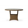 Magnolia 48" Round Umbrella Dining Table in Sandcastle - Front