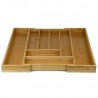 Organic Bamboo Extendable Drawer - Tp Angled View