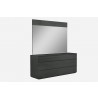 Whiteline Modern Living Malibu Mirror - Grey - Whiteline Modern Living Malibu Mirror - Grey