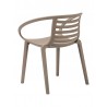 Polypropylene Reinforced With Fiberglass Arm Chair - MAMBO A - Back - Polypropylene Reinforced With Fiberglass Arm Chair - MAMBO A - Back