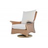 Mandalay Swivel Rocker Lounge Chair - Angled - Mandalay Swivel Rocker Lounge Chair - Angled