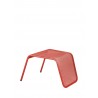 Maze Stacking Lounge Footstool - E-Coated, Powder Coated Micro-Mesh Steel - Grenadine