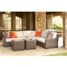 Mesa 22" Square Cube End Table in Pecan - Lifestyle 2