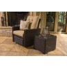 Mesa 22" Square Cube End Table in Pecan - Lifestyle