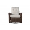 Mesa Swivel Glider Recliner in Pecan - Front