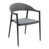 Powder Coated Aluminum Frame Arm Chair W/ Textilene Seat And Back - TEX-01 A - Powder Coated Aluminum Frame Arm Chair W/ Textilene Seat And Back - TEX-01 A
