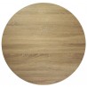 Midtown Round Table Top - Sawmill Oak - Midtown Round Table Top - Sawmill Oak