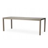 Milan 86.75" Rectangular Dining Table in Brushwood - Angled