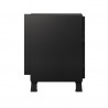 MF Fire Nova Wood Stove - Black - Left - MF Fire Nova Wood Stove - Black - Left