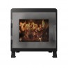 MF Fire Nova Wood Stove - Steel - Front - MF Fire Nova Wood Stove - Steel - Front
