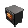 MF Fire Nova Wood Stove - Charcoal - Top Right Angle - MF Fire Nova Wood Stove - Charcoal - Top Right Angle