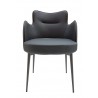 Minnie Armchair In Dove Grey - Front - Minnie Armchair In Dove Grey - Front