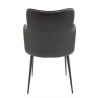 Minnie Armchair In Dove Grey - Back - Minnie Armchair In Dove Grey - Back