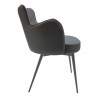 Minnie Armchair In Dove Grey - Side - Minnie Armchair In Dove Grey - Side