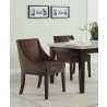 Monarch Wingback Chair - Chocolate - Monarch Wingback Chair - Chocolate