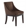 Monarch Wingback Chair - Chocolate - Monarch Wingback Chair - Chocolate