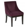 Monarch Wingback Chair - Purple - Monarch Wingback Chair - Purple