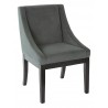 Monarch Wingback Chair - Grey - Monarch Wingback Chair - Grey