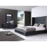 Whiteline Modern Living Abrazo Mirror - BLACK - Whiteline Modern Living Abrazo Mirror - BLACK