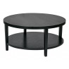 Merge 36" Round Coffee Table - Black - Merge 36" Round Coffee Table - Black