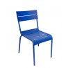 Beachcomber Stacking Powder Coated Aluminum Side Chair - Berry - Beachcomber Stacking Powder Coated Aluminum Side Chair - Berry