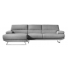 Jenn Sectional Dark Grey Left - Front - Jenn Sectional Dark Grey Left - Front