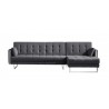 Palomino Sofa Bed Right Dark Grey - Palomino Sofa Bed Right Dark Grey