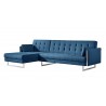 Palomino Sofa Bed Left Blue - Palomino Sofa Bed Left Blue