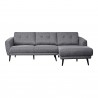Carson Sectional Grey Right - Front