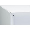 Vex 2 Drawer Night Table Matte White  - Vex 2 Drawer Night Table Matte White 