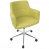 LumiSource Andrew Office Chair - Light Green - Perspective