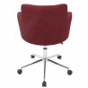 LumiSource Andrew Office Chair - Red - Rear