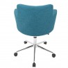 LumiSource Andrew Office Chair - Teal - Rear