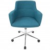 LumiSource Andrew Office Chair - Teal - Front