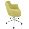 LumiSource Andrew Office Chair - Light Green - Side
