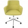 LumiSource Andrew Office Chair - Light Green - Front
