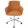 LumiSource Andrew Office Chair - Orange - Front