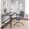 LumiSource Bureau Office Chair - Grey - Lifestyle